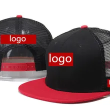 100 шт/партия индивидуальная бейсбольная кепка 3D вышивка 6 панелей Snapback мужские и женские командные сетчатые шляпы Летние Gorras