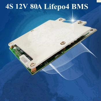 

4S 12V 80A Common Same Port Lifepo4 BMS with Cell Blance Function for Electric Motorcycle E-bike Lithium Battery Pack Bms