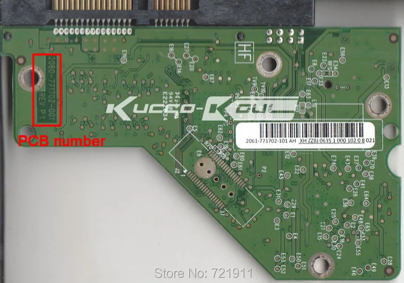 

HDD PCB logic board circuit board 2060 771702 001 for 3.5 inch SATA hard drive repair hdd date recovery