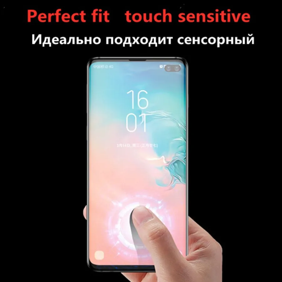 20D полное покрытие закаленное стекло для samsung galaxy S8 S9 S10 Plus S7 Edge Note 8 9 10 Plus защита экрана закаленное стекло