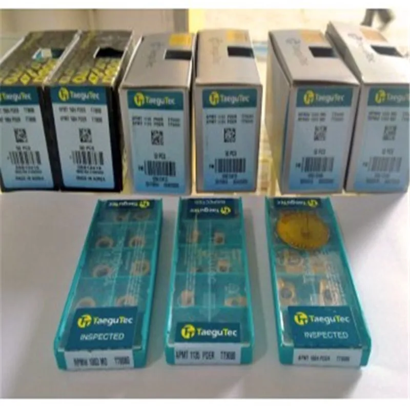 

APKT09T308R-EM TT9080 free shipping tungsten carbide inserts turning tools Taegutec wholesale