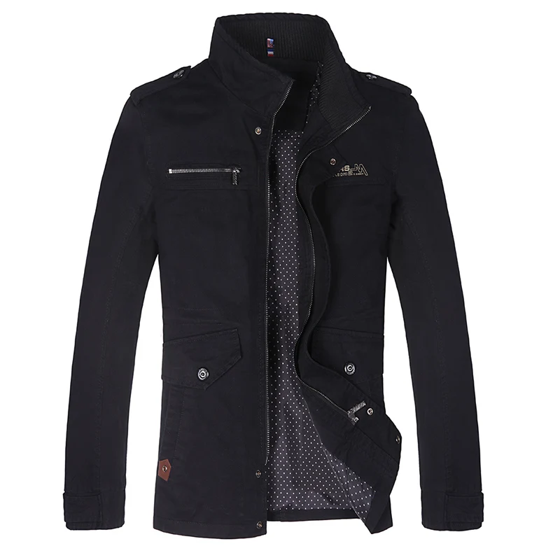 

2018 Brand New Arrival Male Jacket Slim Fit High Quality Men Autumn Clothing Man Jackets Zipper Warm Cotton Jaqueta masculina