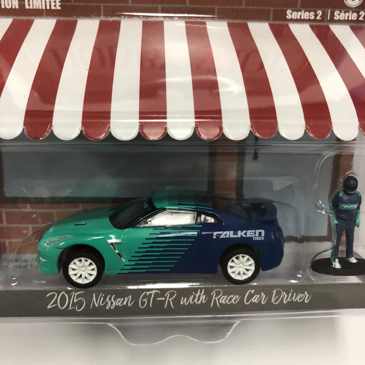 Зеленсветильник 1:64 2015 Niss an GT R R35 бутиковая игрушка из сплава для детей Детская
