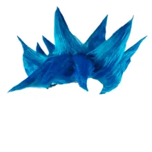 Карнавальные вечерние парики из синтетического волокна Fei-Show синие короткие прямые волосы Perca Peluk мультфильм ролевой салон костюм Cos-play шиньон