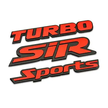 

Metal Aluminum Alloy S-p-orts T-ur-bo S-i-R Emblem Badge