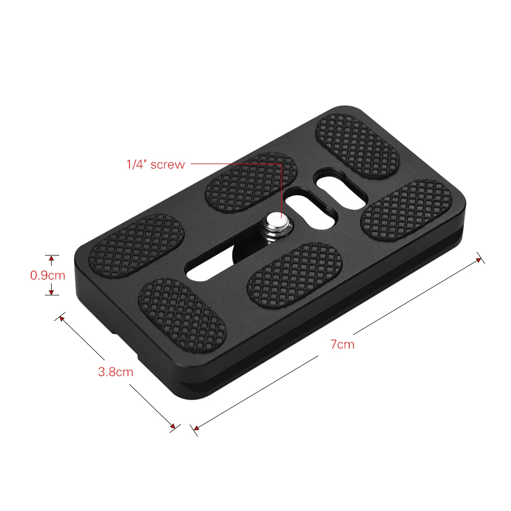 Andoer PU-70 БЫСТРОРАЗЪЕМНАЯ qr-пластина 100 мм 140 мм 70 мм БЫСТРОРАЗЪЕМНАЯ qr-пластина подходит Arca Swiss для головки штатива