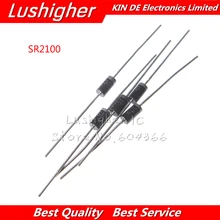 50 шт. диод Шоттки SR2100 2A 100V DO-15 DIP