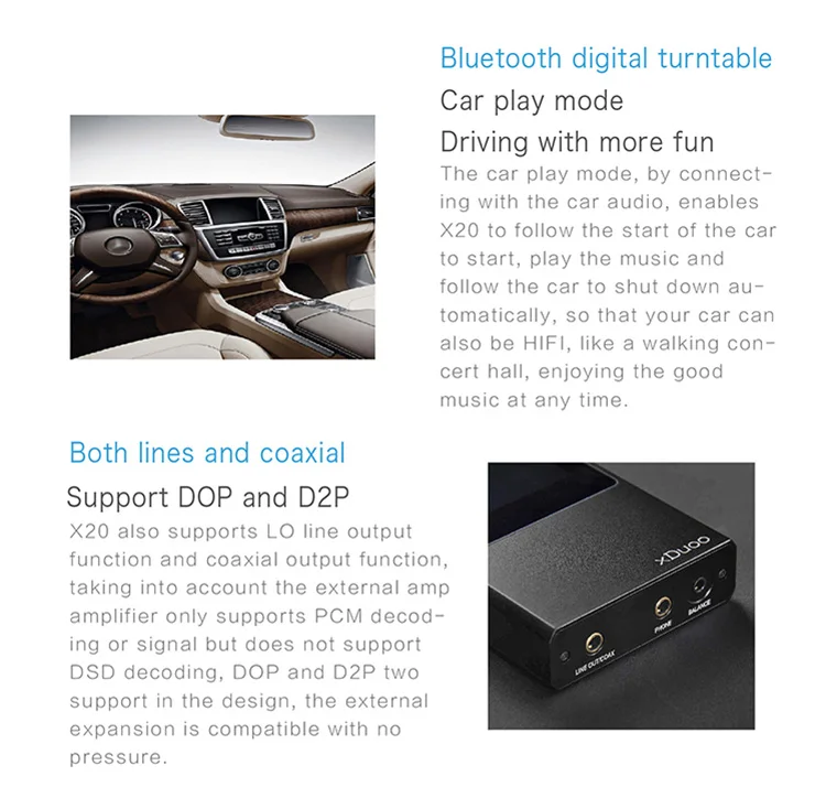 XDuoo X20 Bluetooth HiFi портативный музыкальный плеер без потерь Mp3 родные DSD256 PCM384kHz/32 бит OPA1612 DAC ESS9018 сбалансированный выход