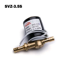 SVZ-3.5S латунь 6 мм 8 мм разъем 2 способ сварочные аппараты электромагнитный клапан DC 24 В AC36V AC220V 0-0.8Mpa без пряжки SVZ-3.5