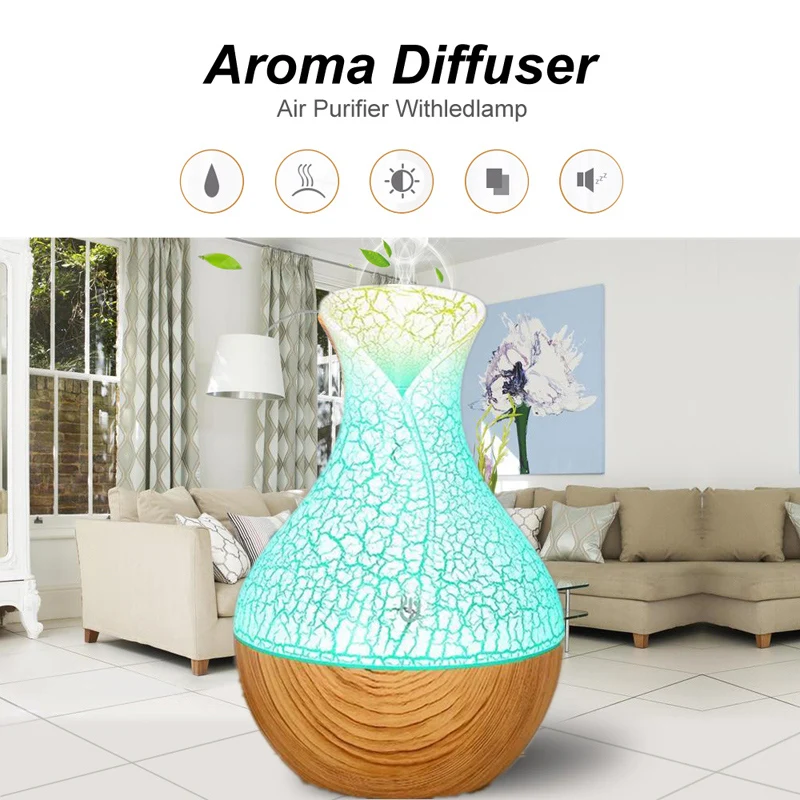 

Aromatherapy Diffuser Ultrasonic Humidifier Led Light Air Purifier oil diffuser