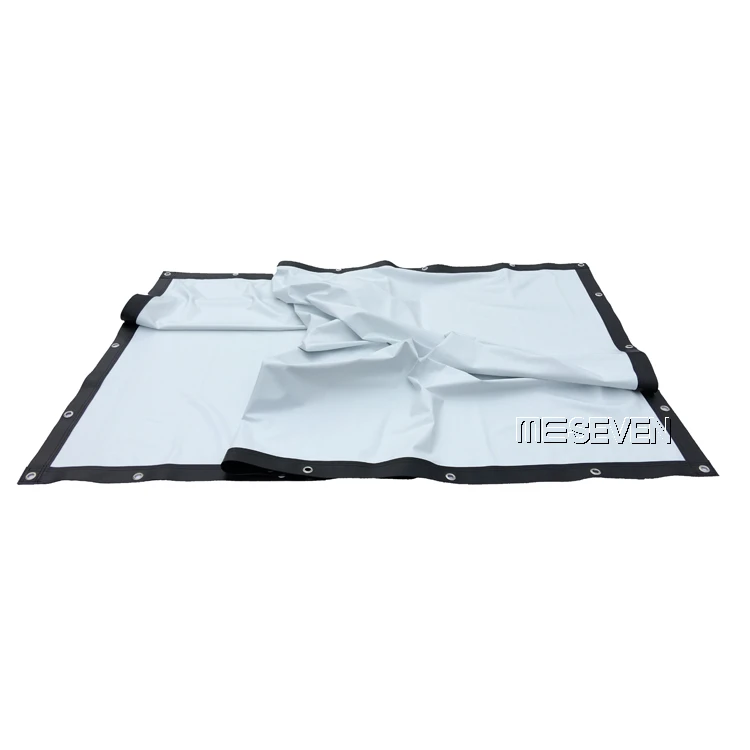 180インチ4 3速い倍pvcソフト白 黒プロジェクタースクリーンフィルム用ビデオ映画屋外投影でアイレット Projector Screen Film Projector Screenfast Fold Aliexpress