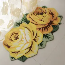 70 см* 120 см, 2 розы, ковер, коврик для пола, цветной принт, ковер с цветами, ковер для кухни, современные коврики для гостиной, 2x3