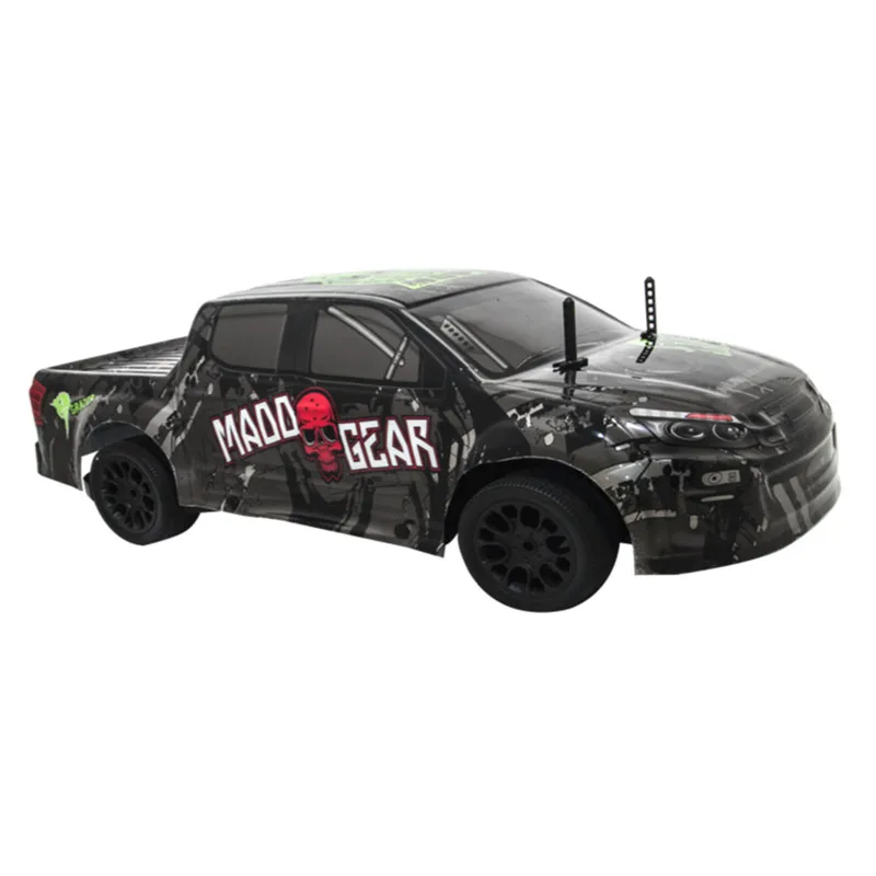 Grazer Toys 10002 молоток 1/10 2,4 г 2WD Rc модель автомобиля на дороге пикап Радиоуправляемый автомобиль открытый игрушки для мальчика игрушки подарок - Цвет: Black