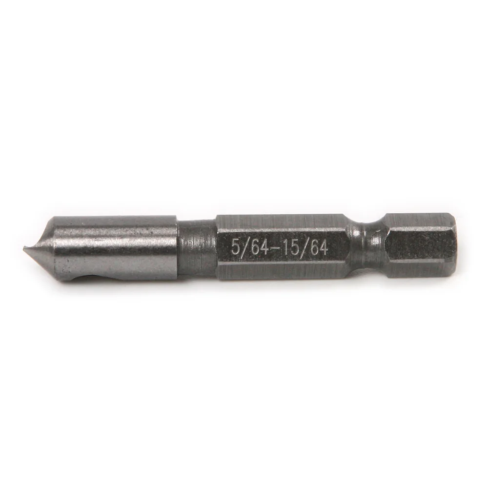 HSS Cône Cobalt 6.35 mm Hex Shank Step Drill Bit Trou Scie Cutter Outil 3-12 mm NEUF