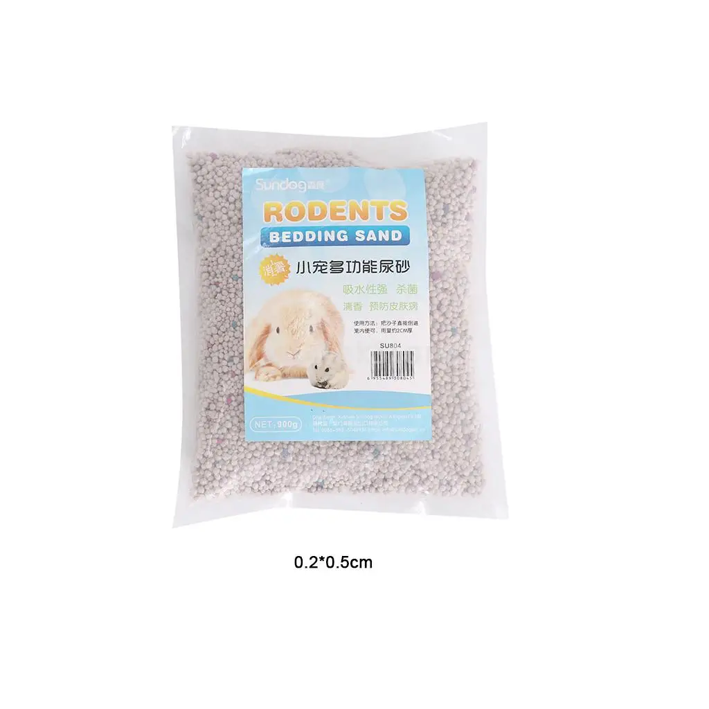 Pet Bath Sand Natural Deodorants Bathing Sand For Chinchilla Hamster 900g Multifunction