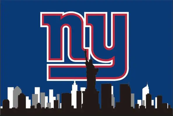 New York Giants Flag 3x5 ft City Style 2 Metal Grommets US Sport Team Banner | Дом и сад