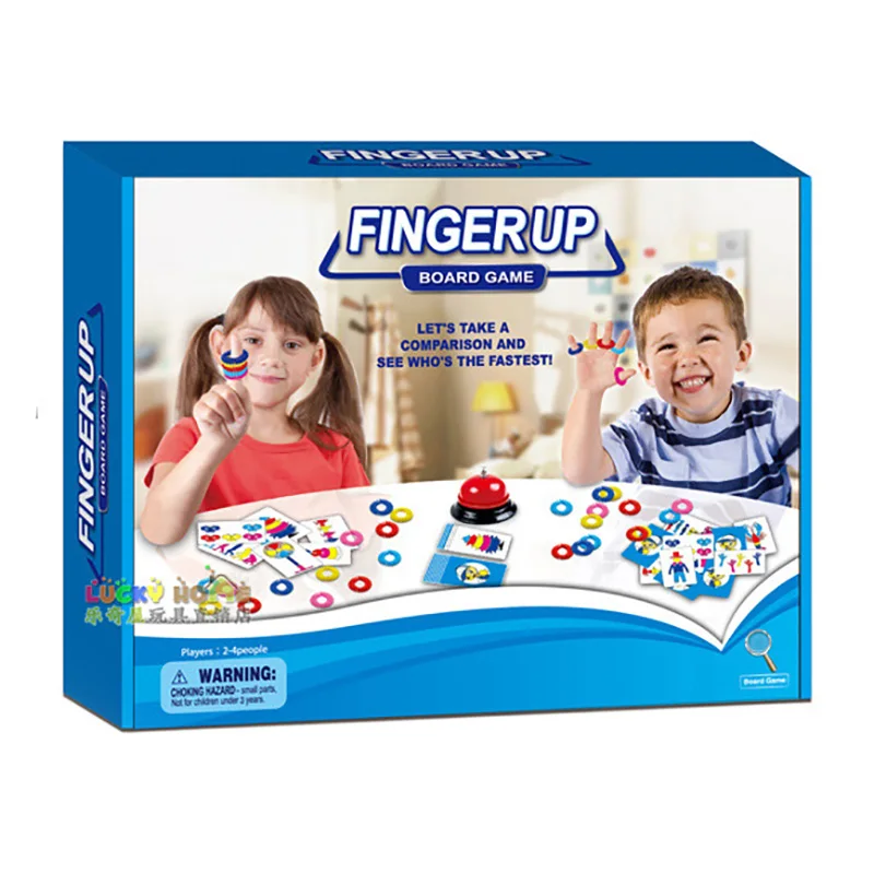 Finger Up Board Game Reaction Training Game for Kids English Verison