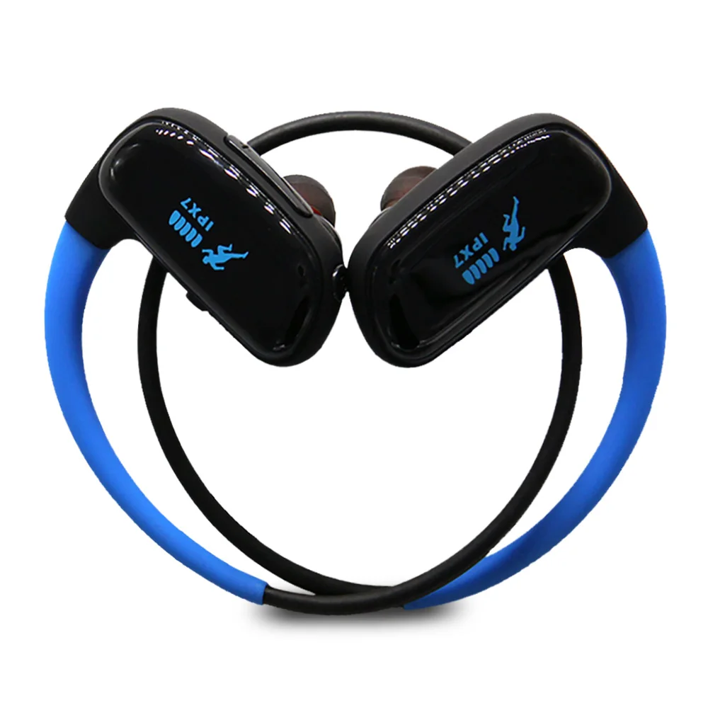 Blue Cyboris 16G MP3-плеер Bluetooth наушники спортивная водонепроницаемая Беспроводная гарнитура Bluetooth музыкальный плеер Bluetooth наушники для телефона - Цвет: Blue