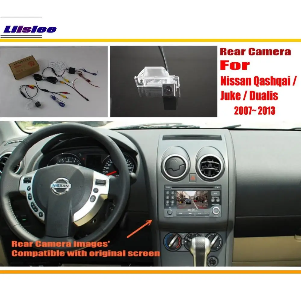 Liislee камера заднего вида/комплекты резервных камер вида для Nissan Qashqai / Juke Dualis 2007 ~
