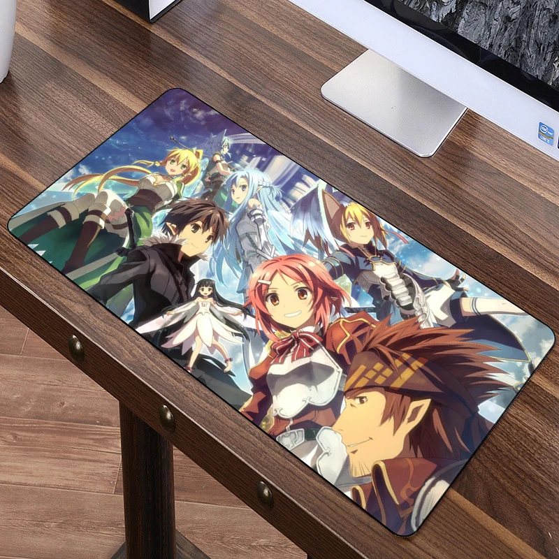 

SIANCS Sword Art Online 60x30cm Mouse pad Anime Sexy XL Large Fashion Mousepad For Speed Gamer Laptop Rubber Notebook mat