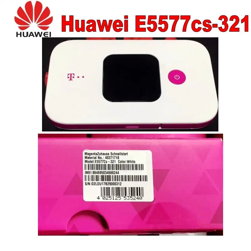 Разблокированный huawei E5577 4 аппарат не привязан к оператору сотовой связи Cat4 e5577cs-321 Мобильный Беспроводная точка доступа WiFi маршрутизатор