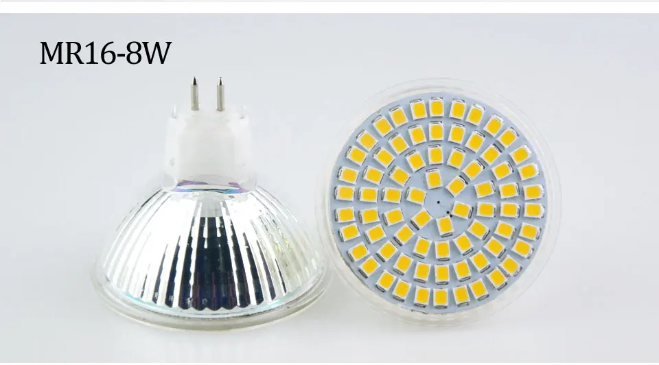 SMD2835 GU10 Led Bulb Lamp 220V 4W 6W 8W E27 MR16 36 54 72 LEDs Ampoule Spotlight (12)