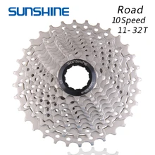 SUNSHINE дорожный велосипед Freewheel 10 скоростей 11-32T велосипедный маховик стальной 10S кассета свободного хода совместимый для SHIMANO 5700 4700 4600