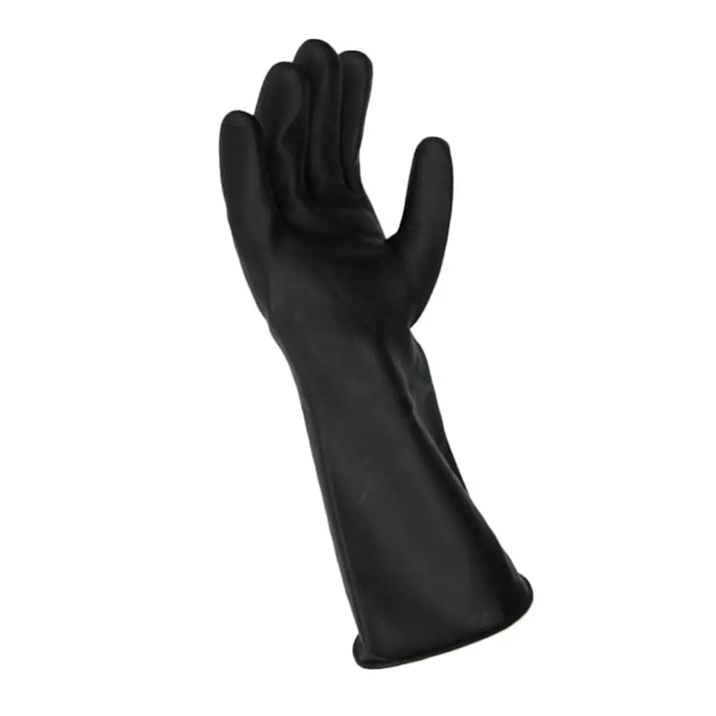 

2018 1 Pair Chemical Dishwashing Gloves Resistant Rubber Work Gloves Acid Cleaning Gloves Home Industry Work Safety dropshipping