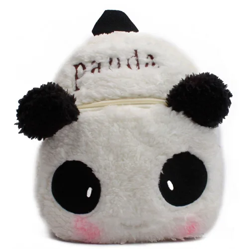 Panda boy 3D мультфильм школьная сумка Детские плюшевые рюкзаки мини школьный рюкзак Детский плюшевый Детский рюкзак школьные сумки для девочек и мальчиков рюкзаки - Цвет: Panda boy
