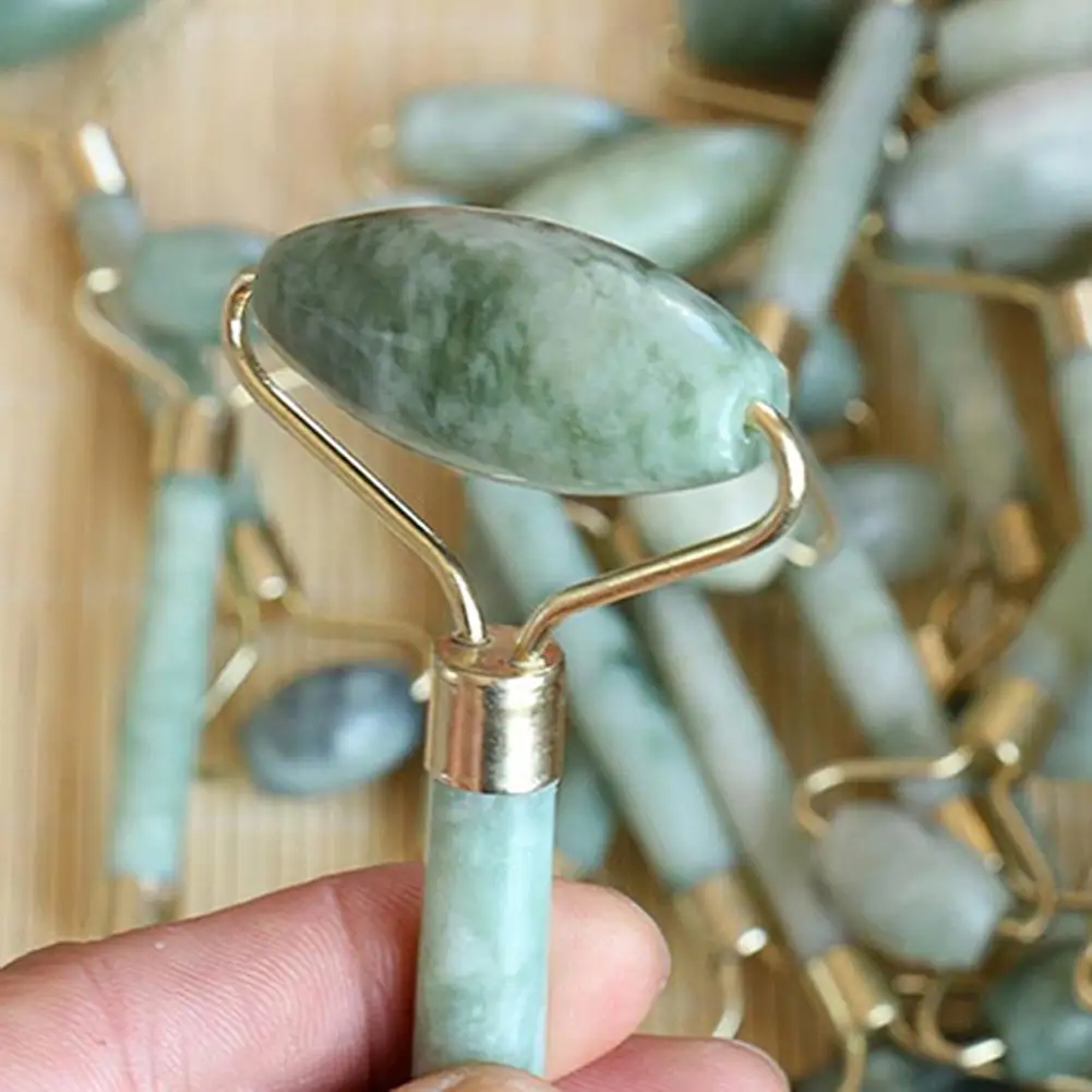 

Jade Stone Roller Massager Facial Skin Care Tools Nature Healthy Face Body Head Neck Foot Beauty Face Lift Tools Face Roller