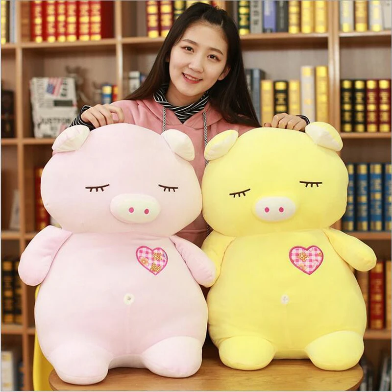 

Hot Sale Lovely Pig Soft Plush Pillow Stuffed Animal Pig Short Plush Toy Gift For Children