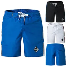 Мужская мода Повседневная Лоскутная пляжная сёрфинга плавание спортивные свободные шорты мужские плавки с низкой талией# LR40