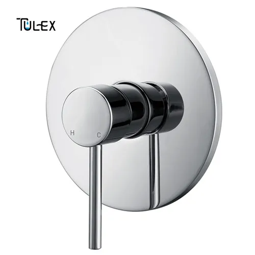 TULEX, скрытый смеситель для душа, настенный клапан, горячая и холодная вода, смеситель для душа, латунный смеситель для душа для ванной комнаты - Цвет: TLQ34016YC