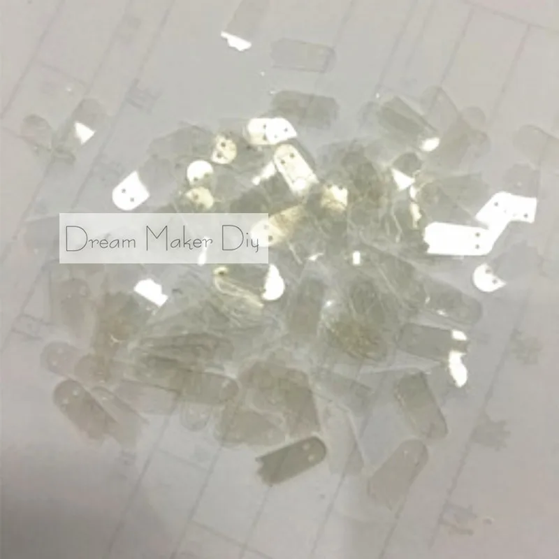 

1000pcs(50g) 7*15mm Ghost Flat Loose Sequins Paillette Sewing For Crafts Scrapbooking confetti decoration for sewing garment