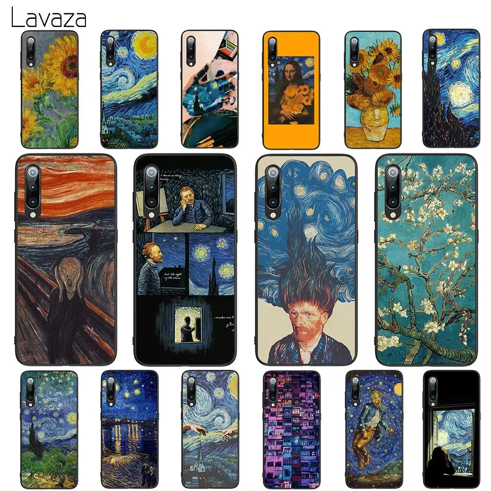 Мягкий чехол из ТПУ Lavaza Van Gogh с масляной росписью для Xiaomi Mi 6 8 A2 Lite 9 Pro A1 Mix 2s Max 3 F1 |