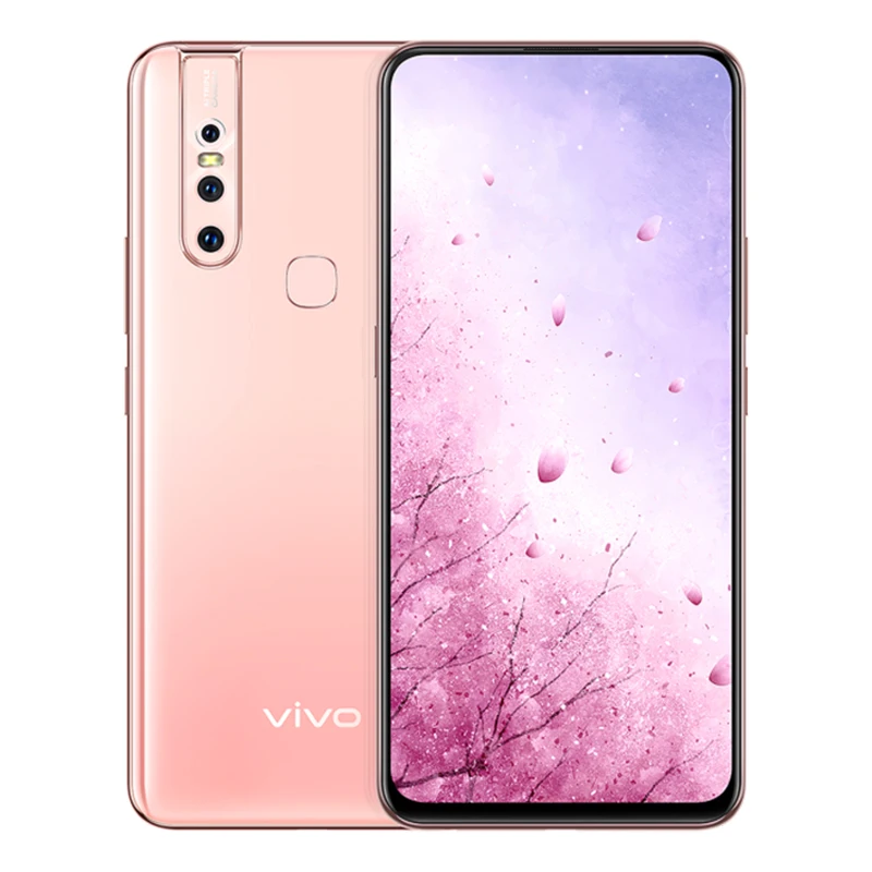 Оригинальный Vivo S1 мобильного телефона 6,53 дюйма Экран 6 ГБ Оперативная память 128 GB Встроенная память Helio P70 Octa Core Android 8,1 три камеры 3940 mAh