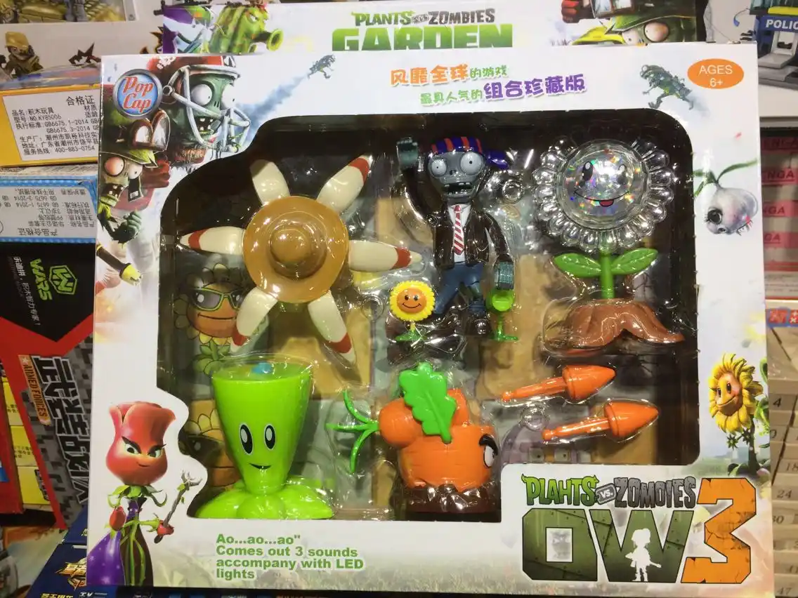 Plants Zombied Monster Robot Garden Warfare Peashooter Abs Action