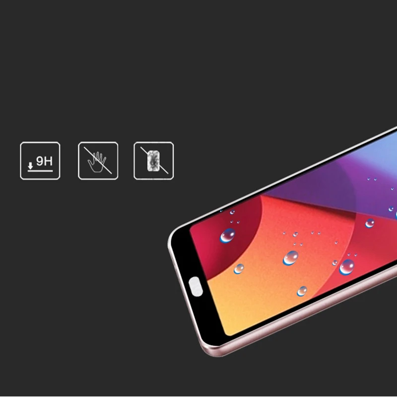 Полное покрытие взрывозащищенное Переднее стекло для LG V50 K40 G6 G7 G8 V30 Plus V40 V20