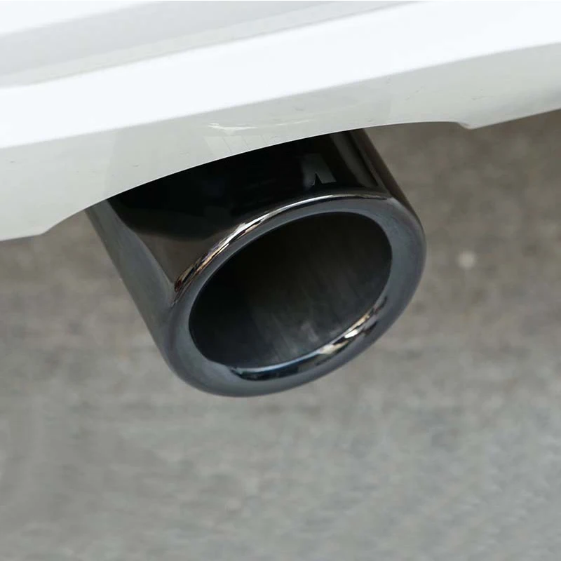 Steel Rear Cylinder Exhaust Pipe Ring Cover Trim For BMW 3 Series F30