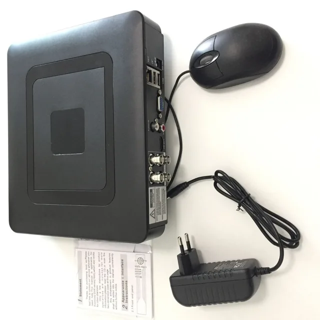 NEW 4 CH Channel H.264 Home Network 5 in 1 Mini CCTV 1080P HDMI AHD TVI CVI DVR ONVIF NVR P2P Security Video Recorder Systems
