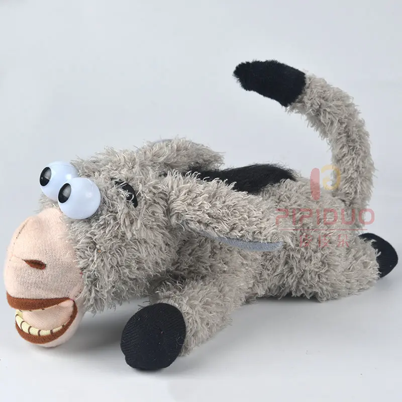 Electric Donkey Toy Robot Donkey Pet Interactive Plush Pet Toys Laughing Rolling On The Ground Gift For Children