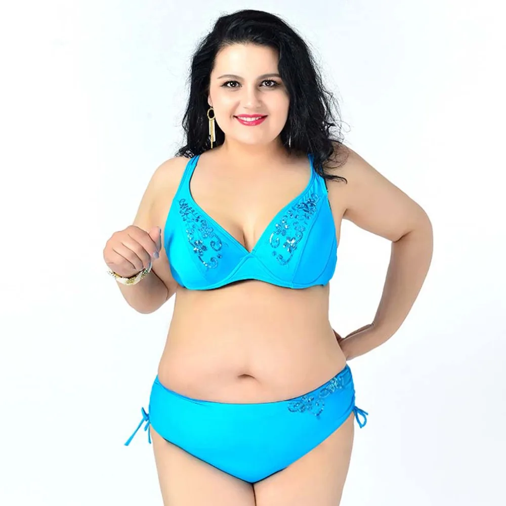 

2018 Sexy Push Up Swimwear Bikini Set Plus Size Swimsuit Bathing Suits Women Bikini M-XXXL A5155