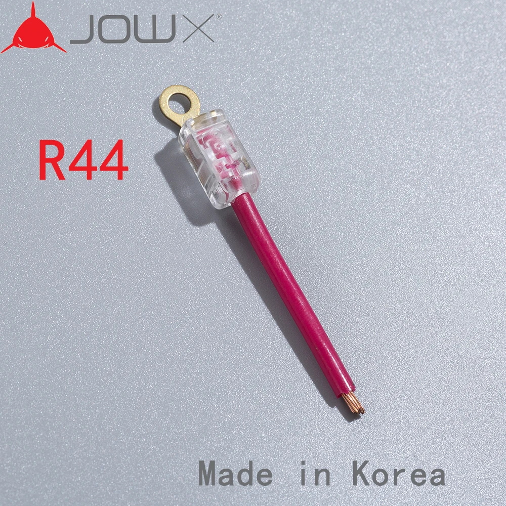 

100PCS 1 pin 14-13AWG 2.5mm2 Non-stripped Cable Conductor Wire Connectors Quick Splice Crimp O Type Insulation RingTerminals