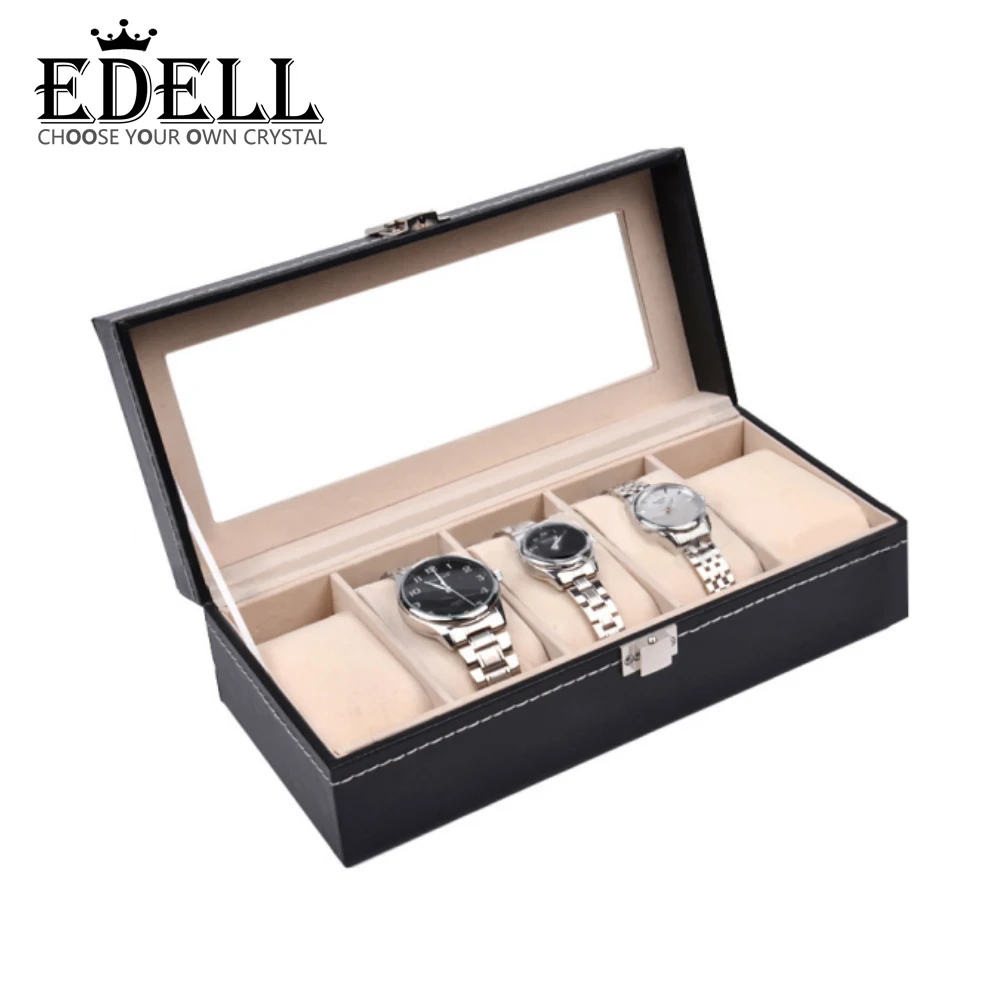 

EDELL Original Charm Luxury Watch Display Box Atmosphere Brand Watch Display Square Box Protective Gift Box Factory Direct Sales