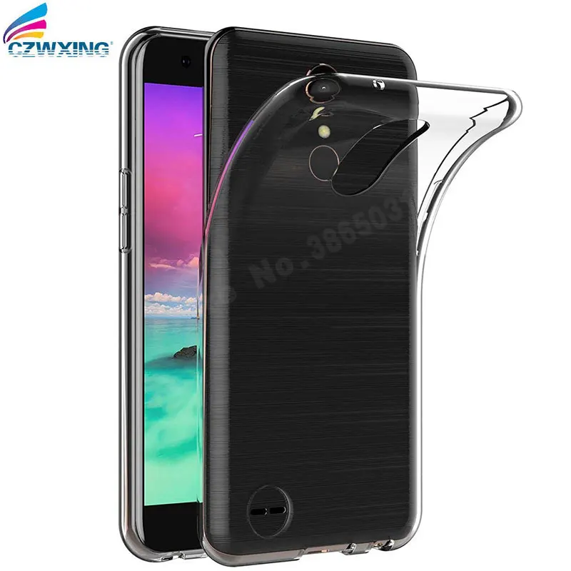 Для LG K8 2017 чехол X240 силиконовый прозрачный Футляр TPU для телефона K 8 задняя крышка