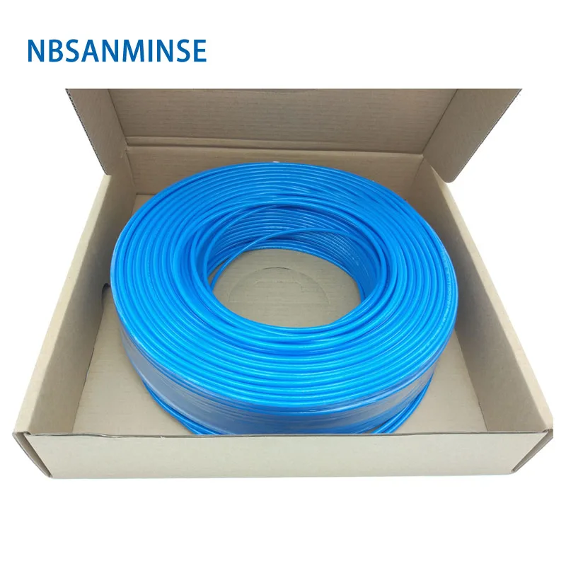 

200M / 100M Pipe Blue PU Pneumatic Hose Tube Pneumatic Hose Air Compressor PU Hose Hydraulic Components High Quality Sanmin