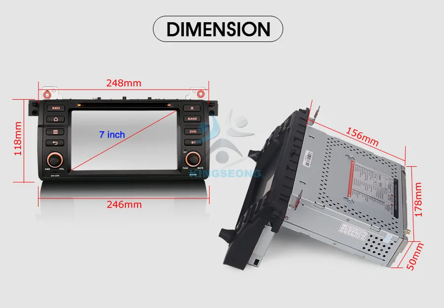 Cheap Autoradio DAB+ Android 8.0 GPS Navi WiFi 3G Radio RDS BT DVD USB SD DVR DVB-T2 Car DVD player For BMW E46 M3 3er Rover 75 MG ZT 22
