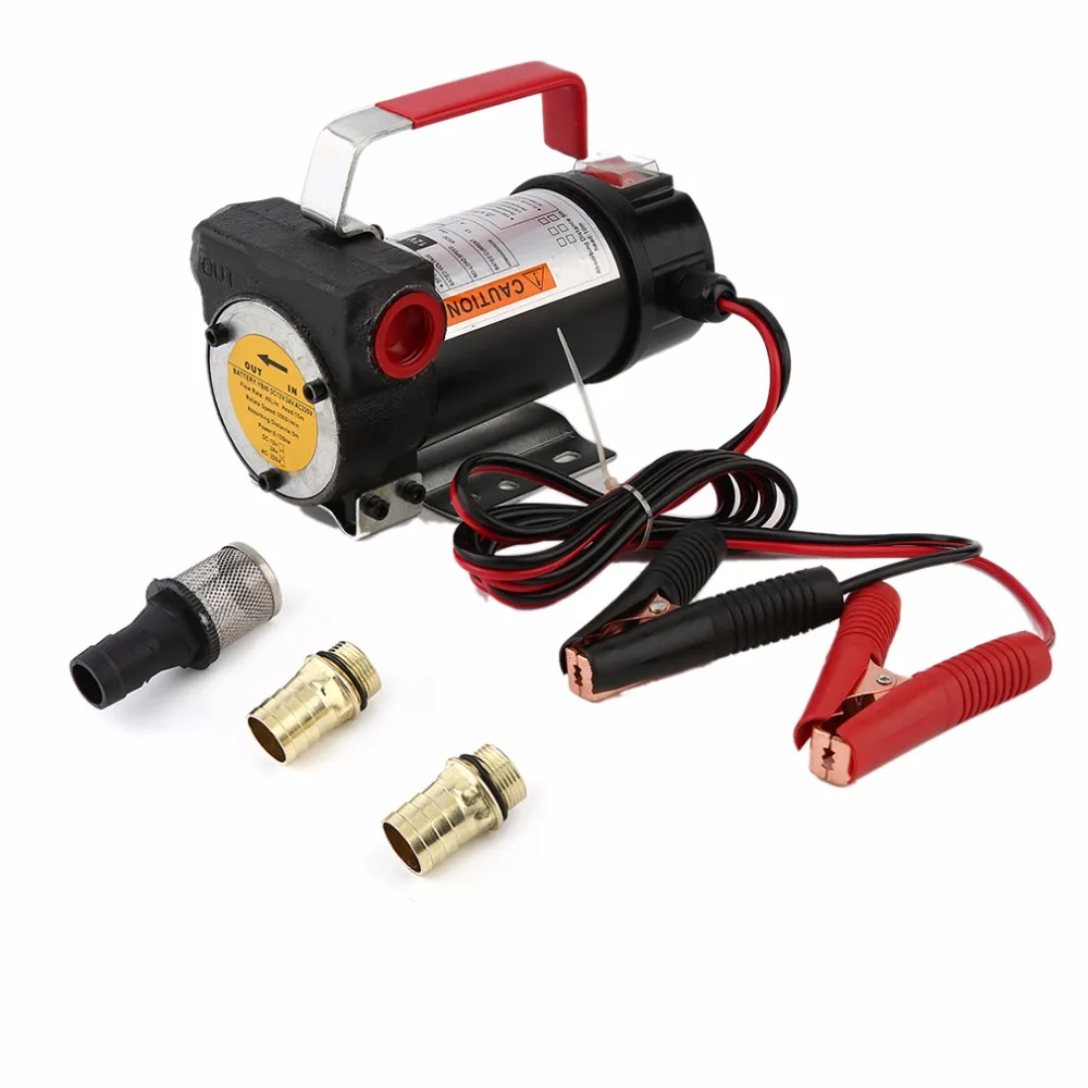

New Heavy Sturdy Good Quality Oil Fuel Bio Derv Transfer Pump Kit Set Extractor Electric Portable 12V with counter for Car 2018