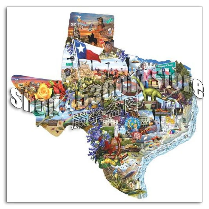 

Texas 5D DIY Diamond Painting City & Place Americana Full Diamond Embroidery Kits Mosaic Pictures Of canvass Home Deocr