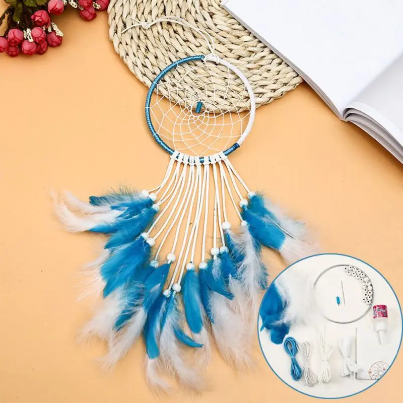 New Indian Style Sweet Dream Feather Dreamcatcher Wind Chimes For Bedroom Decor Wall Hanging Decor Gift For Kids Gifts 1